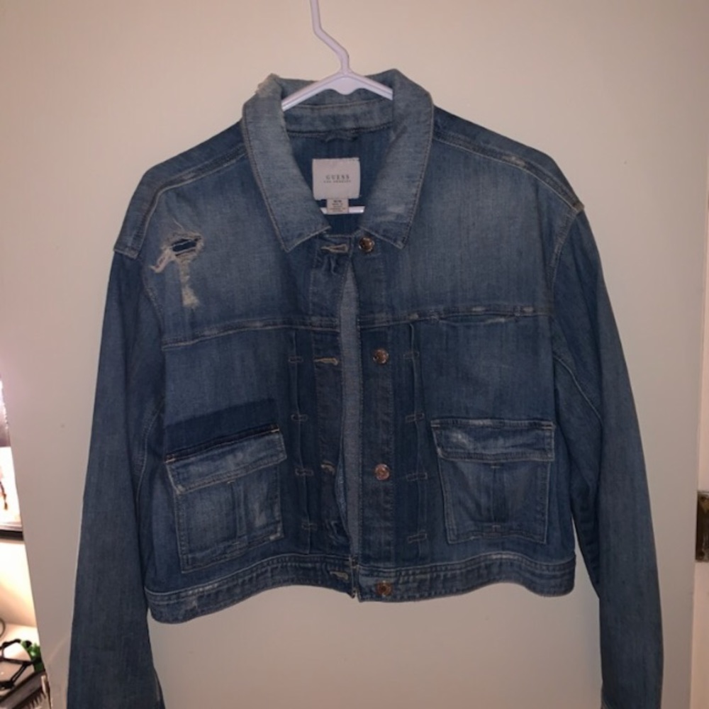 Guess denim jacket size medium